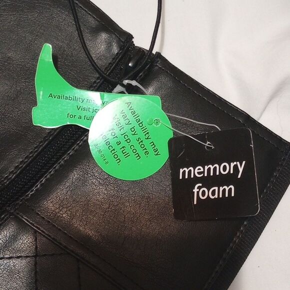 Black Liz Claiborne Knee High Boots 8.5 Wide Calf NWT - Picture 12 of 13